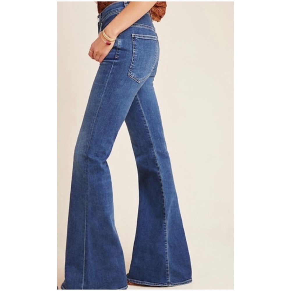 PAIGE Blue Flare & Wide Leg Jeans